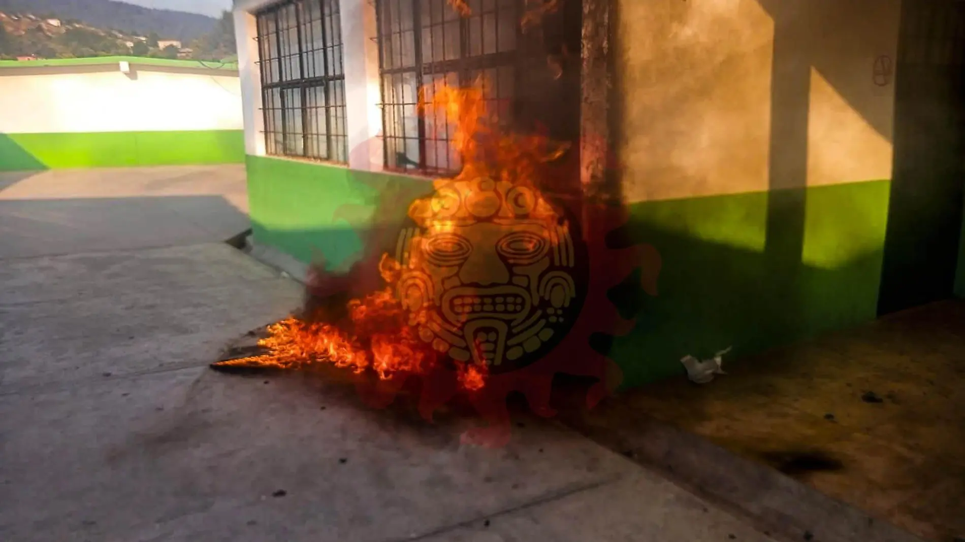 Boletas incendiadas